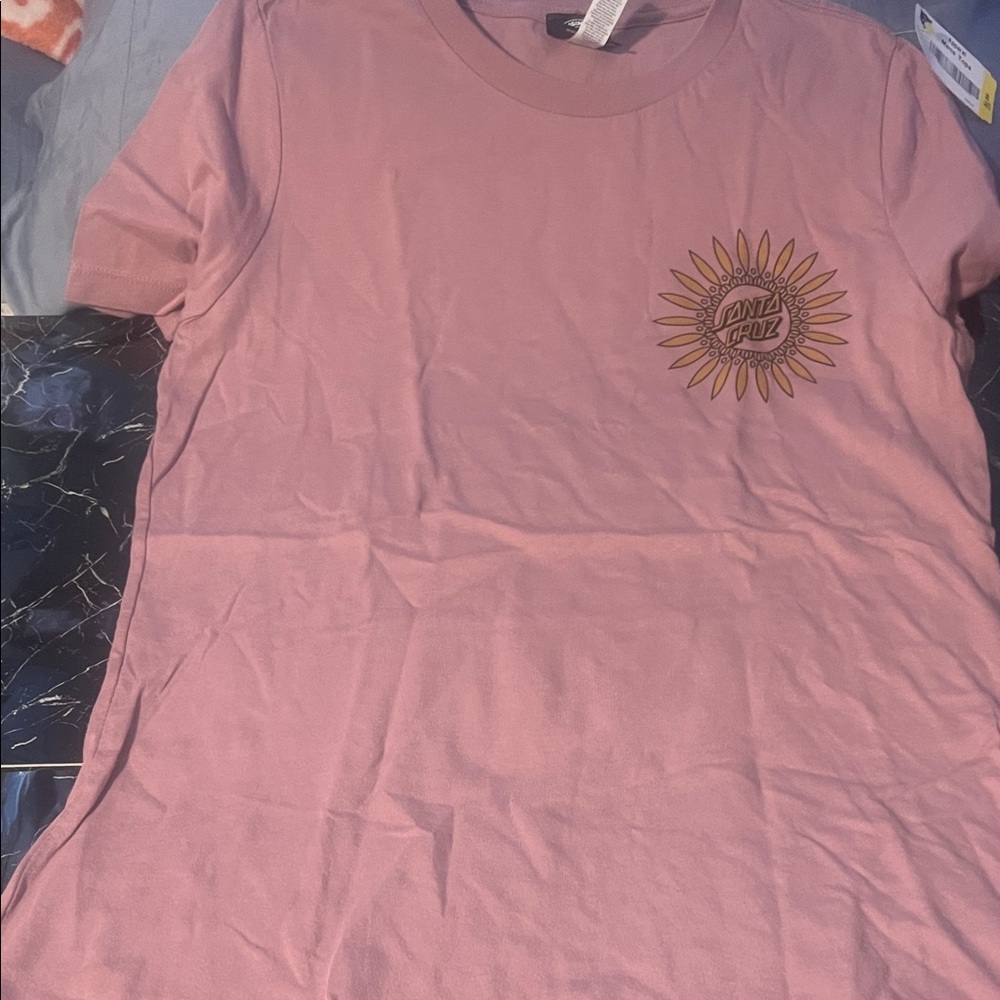 Pink Santa Cruz Graphic T-Shirt